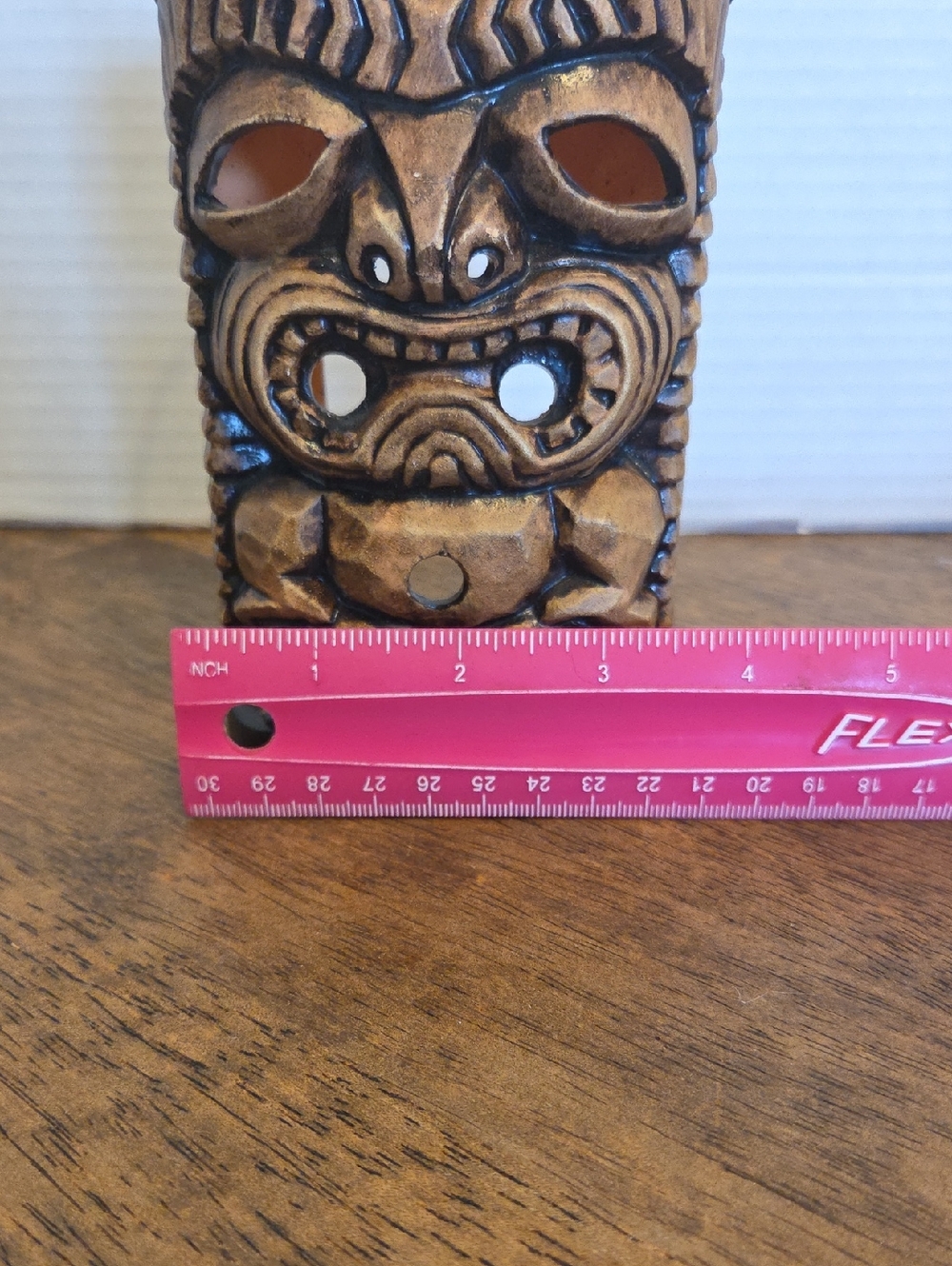 Vintage Ceramic Tiki Lantern Tea Light Holder Decorative Accent Made In Japan - Picture 10 of 10